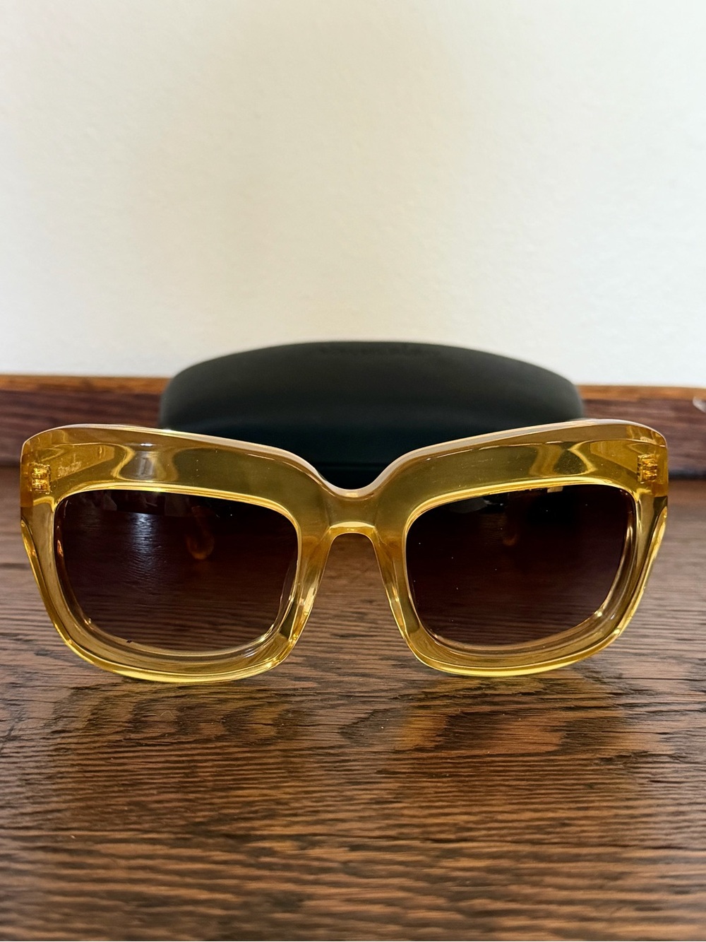 Steven Alan Sidney Sunglasses in Apricot